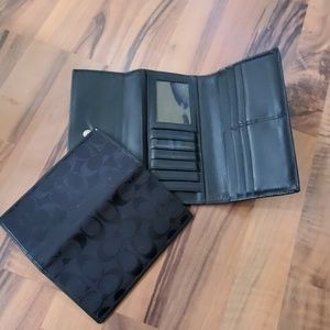 Black Coach Wallet